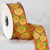 Orange and Yellow Floral Printed Ribbon 2" x 110 Yards - IMAGE 1