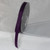 Grape Purple Striped Woven Edge Grosgrain Ribbon 0.3" x 22 Yards - IMAGE 1