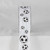 Black and White Football Printed Wired Craft Ribbon 1.5" x 27 Yards - IMAGE 1