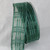 Hunter Green Plaid Patterned French Wired Craft Ribbon 1.5" x 25 Yards - IMAGE 1