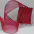Red Wired Edge Craft Organza Ribbon 3" x 27 Yards - IMAGE 1