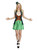 49" Green and Brown Fever Women Adult Saint Patrick's Costume - Medium - IMAGE 1