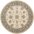 6' Traditional Style Brown and Ivory Round Area Throw Rug - IMAGE 1