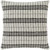 20" Gray and White Herringbone Pattern Square Throw Pillow Cover - IMAGE 1