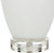 28" Contemporary Clear Glass Table Lamp with White Drum Shade - IMAGE 3