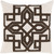 18" Brown and Black Lavish Labyrinth Square Throw Pillow Cover - IMAGE 1