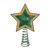 10" Lighted Green and Yellow Star NCAA North Dakota State Bison Christmas Tree Topper - IMAGE 1