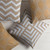 22" Brown and Pale Gold Geometric Square Throw Pillow Cover - IMAGE 2