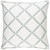 18" White and Sage Green Geometric Square Throw Pillow Cover - IMAGE 1