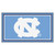 3' x 5' Blue and White NCAA North Carolina Tar Heels Rectangular Plush Area Throw Rug - IMAGE 1