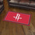 3' x 5' Red and White NBA Houston Rockets Rectangular Plush Area Throw Rug - IMAGE 2