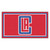 3' x 5' Red and Blue NBA Los Angeles Clippers Rectangular Plush Area Throw Rug - IMAGE 1