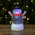 5.75" LED Lighted Snowman With Holly and Berries Top Hat Christmas Snow Globe - IMAGE 2