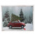LED Lighted Vintage VW Car Framed Christmas Canvas Wall Art - 15" x 19" - IMAGE 1