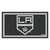 3' x 5' Black and White NHL Los Angeles Kings Rectangular Plush Area Throw Rug - IMAGE 1