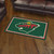 3' x 5' Green and Red NHL Minnesota Wild Rectangular Plush Area Throw Rug - IMAGE 3