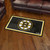 3' x 5' Black and Yellow NHL Boston Bruins Rectangular Plush Area Throw Rug - IMAGE 3