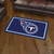 3' x 5' Blue and White NFL Tennessee Titans Rectangular Plush Area Throw Rug - IMAGE 3