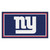 3' x 5' Blue and White NFL New York Giants Rectangular Plush Area Throw Rug - IMAGE 1