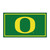 3' x 5' Green and Yellow NCAA Oregon Ducks Rectangular Plush Area Throw Rug - IMAGE 1
