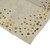 Beige Table Runner with Gold Polka Dot Border 90" x 14" - IMAGE 4