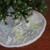 48" Gray and Green Traditional Trees Embossed Christmas Tree Skirt - IMAGE 2