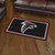 3' x 5' Black and Red NFL Atlanta Falcons Rectangular Plush Area Throw Rug - IMAGE 2