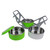 Green and White Stacking Food Storage Containers with Carrying Holder - IMAGE 3