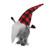 16" Red and Black Bobbling Buffalo Plaid Christmas Gnome - IMAGE 3