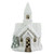 20.25" LED Lighted White Glittered Church Christmas Decoration - IMAGE 1