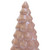 8.5" Soft Pink Ceramic Cone Table Top Christmas Tree - IMAGE 3