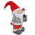 12.5" Joyful Santa Claus Gnome with Lantern Christmas Figure - IMAGE 2