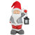 12.5" Joyful Santa Claus Gnome with Lantern Christmas Figure - IMAGE 1