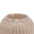 Cable Knit Ceramic Christmas Candle Holder - 3.25" - Beige - IMAGE 4