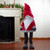 59" Red and Grey Santa Gnome Christmas Figurine - IMAGE 2