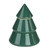 Contemporary Ceramic Christmas Tree Container - 6.25" - Green - IMAGE 1