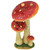 13" Mystical Forest Mushroom Outdoor Garden Statue - IMAGE 1