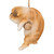 8" Hanging Bulldog Puppy on a Perch Outdoor Garden Statue - IMAGE 2