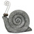 16" Snail Pace Gastropod Medium Outdoor Garden Statue - IMAGE 1