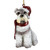 Miniature Schnauzer Dog Christmas Ornament - 4" - IMAGE 2