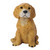 10" Sitting Golden Retriever Puppy Outdoor Garden Statue - IMAGE 1