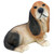 9.5" Sitting Basset Hound Puppy Dog Outdoor Garden Statue - IMAGE 2