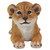 Tibesti Lion Cubs of the Sahara Animal Outdoor Garden Statue - 15" - IMAGE 2