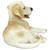 10" Relaxing Yellow Labrador Puppy Dog Outdoor Garden Statue - IMAGE 6