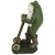 13" Moses the Garden Toad Lawn Mower Frog Outdoor Garden Statue - IMAGE 6