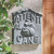 10" Italian Wall Hanging Dog Indoor/Outdoor Sculpture - IMAGE 2