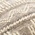 18" Beige and Gray Knitted Design Square Throw Pillow Cover with Knife Edge and Tassels