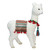 Plush Bohemian Standing Llama Christmas Figure with Pom Pom Saddle - 14" - IMAGE 3