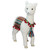 Plush Bohemian Standing Llama Christmas Figure with Pom Pom Saddle - 14" - IMAGE 4