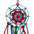 14" Blue and Green Dream Catcher with Tassel Christmas Ornament - IMAGE 3